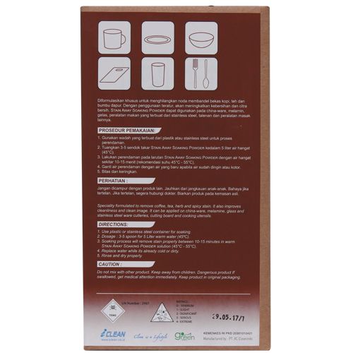 STAINAWAY SOAKING POWDER 1.5 kg - PCS