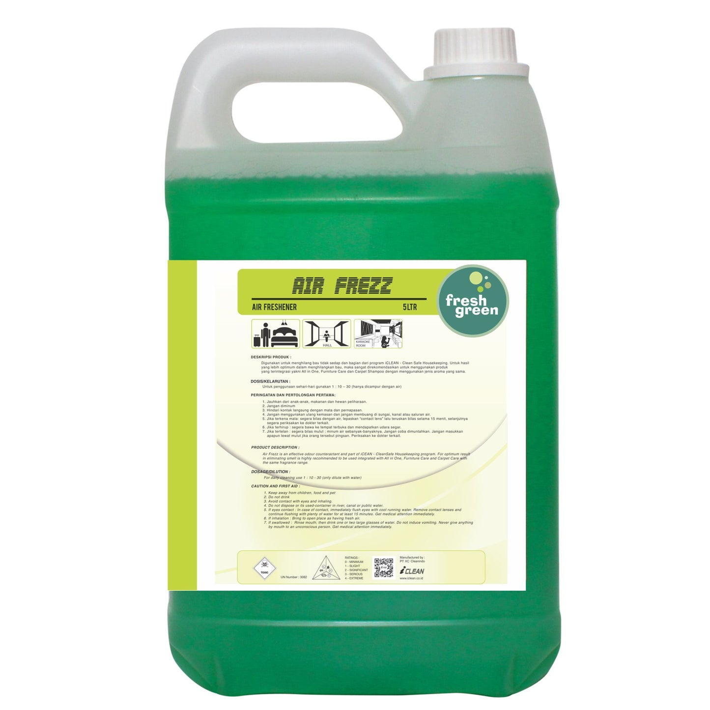 AIR FREZZ FRESH GREEN 5 ltr