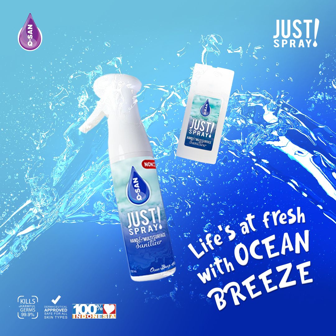 Q-SAN JUST SPRAY 200 ml - CONTINOUS SPRAY - PCS