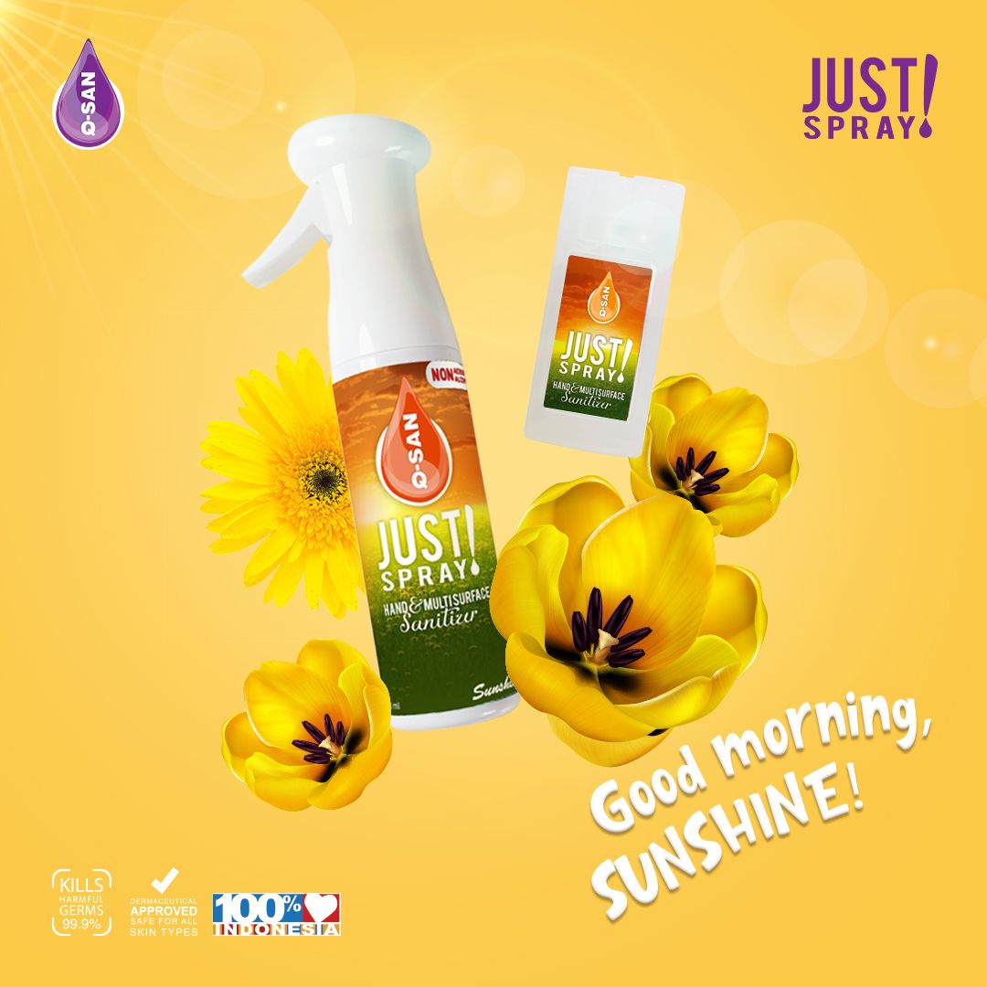 Q-SAN JUST SPRAY 200 ml - CONTINOUS SPRAY - PCS