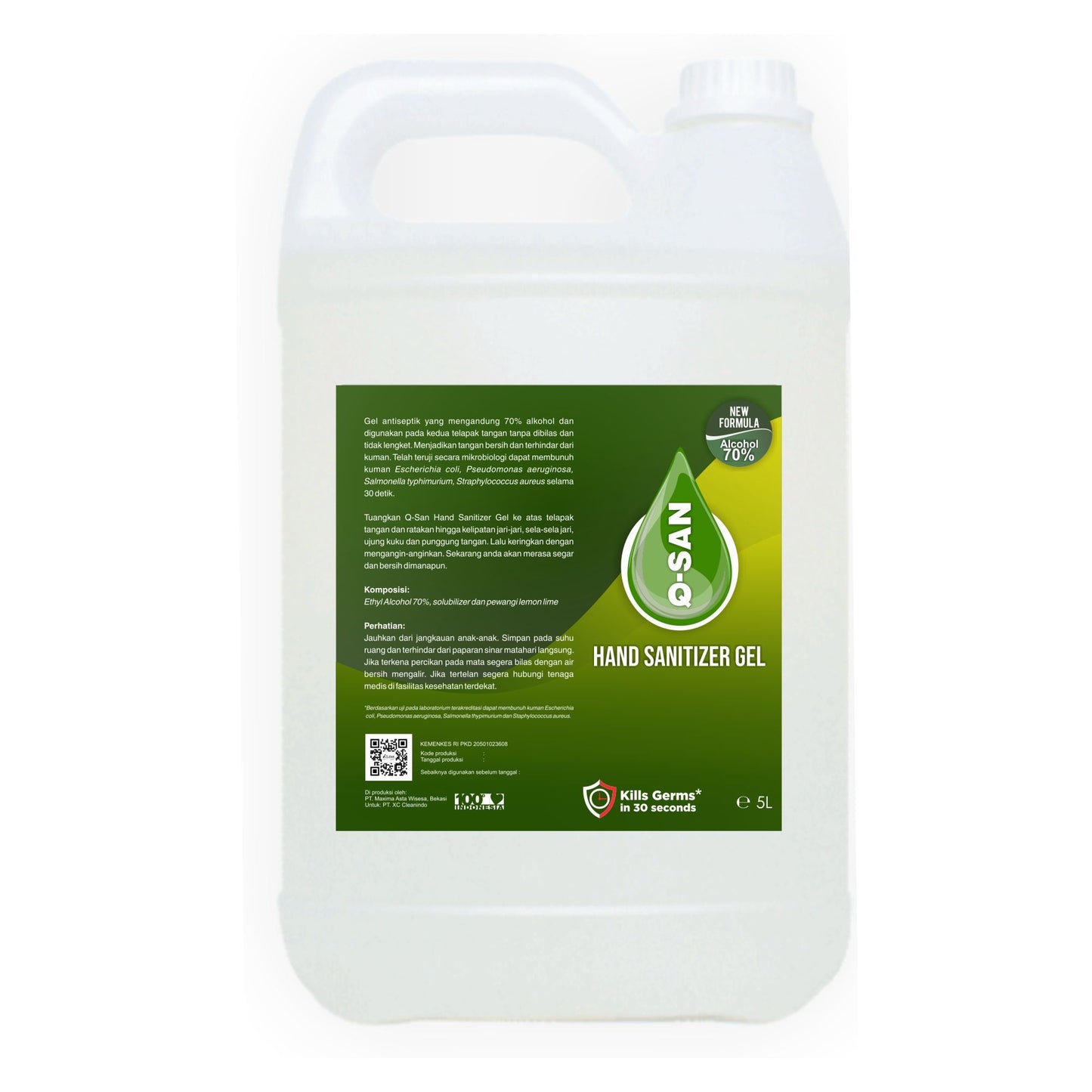 Q-SAN HAND SANITIZER GEL 5 ltr